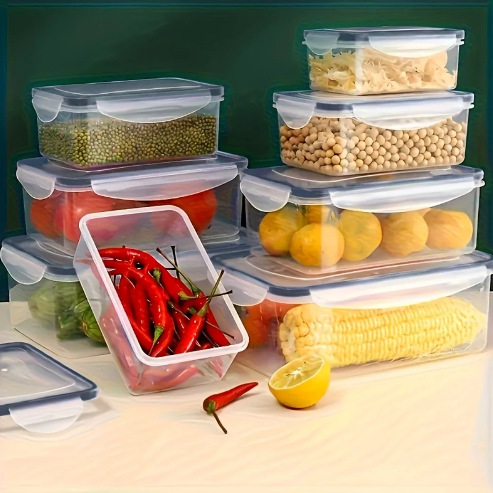 8-Piece BPA-Free Airtight Food Storage Containers with Locking Lids 5